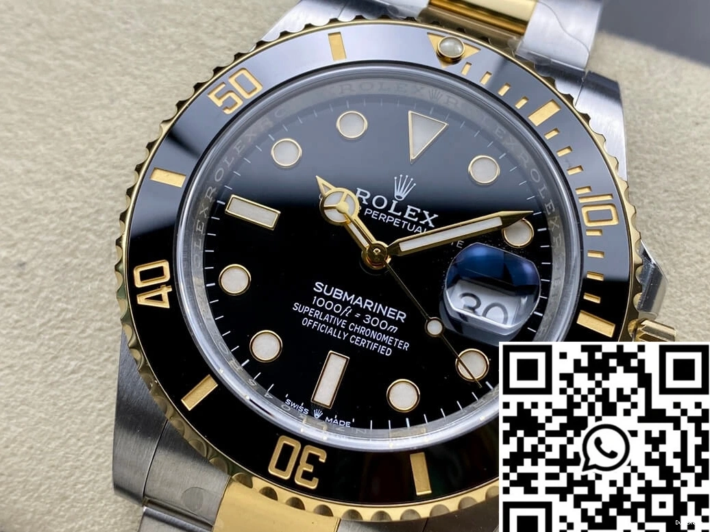 41MM Gold Yellow Rolex Clean M126613LN-0002 Factory Submariner 0418
